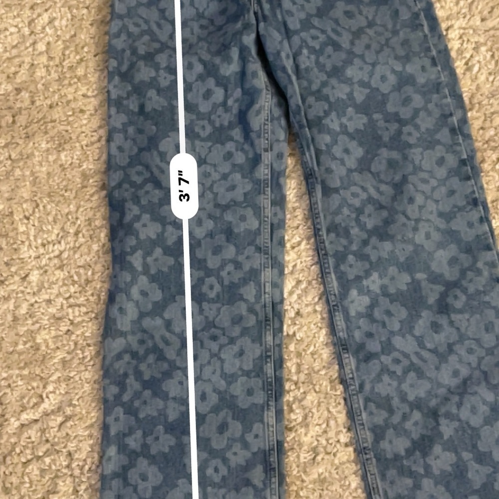 BDG Urban Outfitters Skate Fit Floral Pattern Jeans 30x32 - Picture 3 of 8